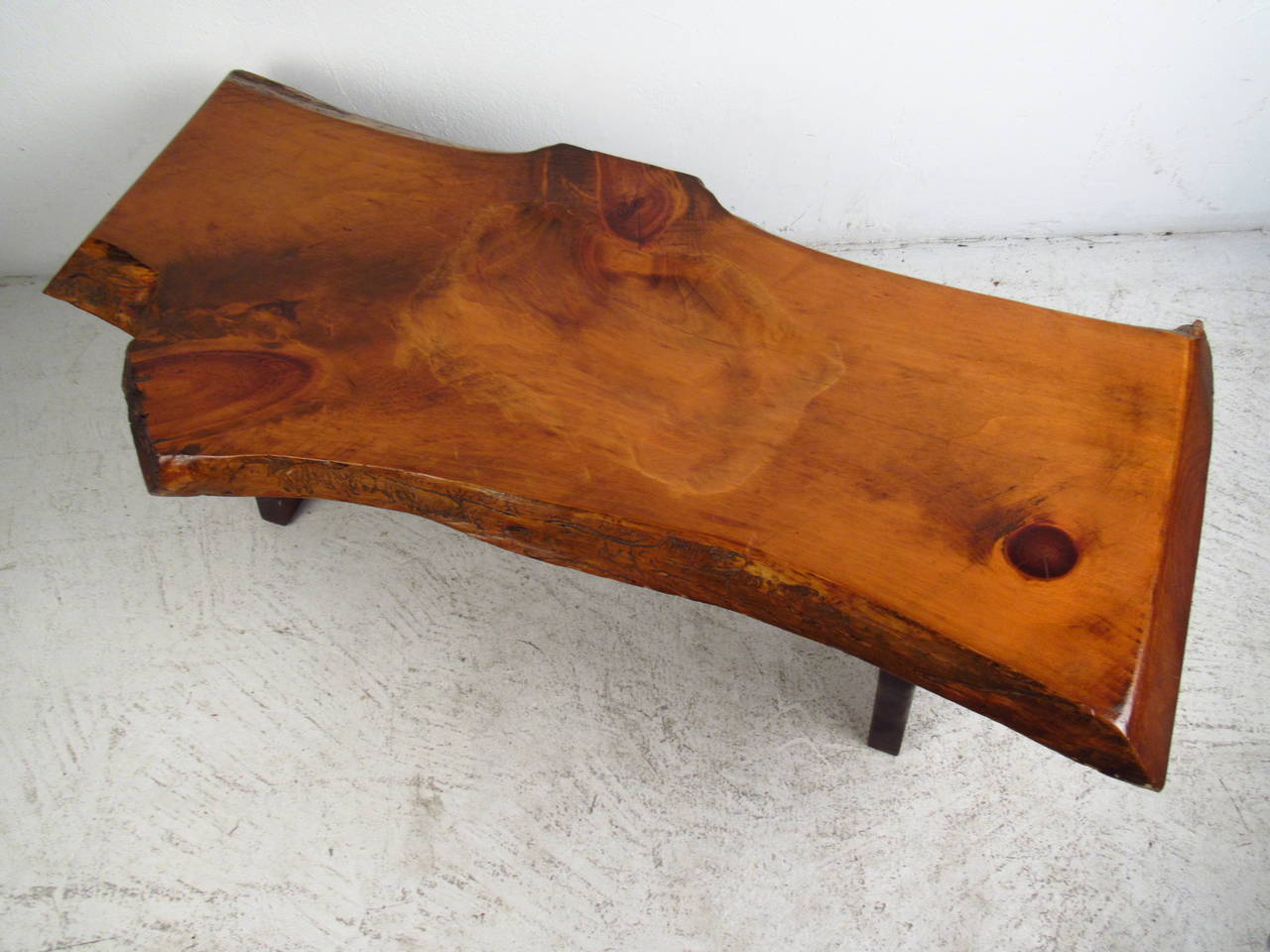 American Rustic Live Edge Coffee Table or Bench