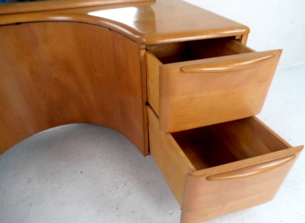 Mid-Century Modern Heywood Wakefield Mirrored Vanity