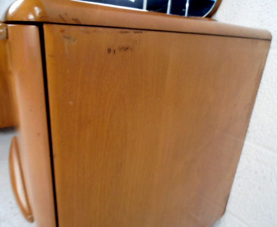Mid-20th Century Heywood Wakefield Mirrored Vanity