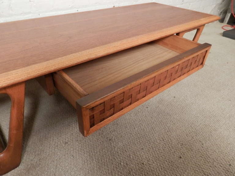 mid century lane coffee table