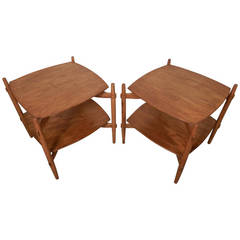 Splendid Mid-Century Modern Side Tables