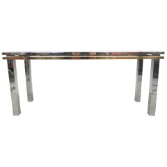 Mid-Century Modern Paul Evans Style Sofa Table