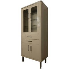 Used Henry Hamilton Industrial Metal Mid 20th Century Medical Cabinet