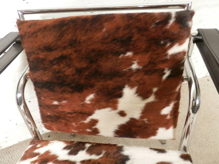 cow skin chairs