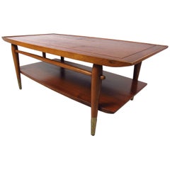 Mid-Century Modern Two-Tier Lane Coffee Table