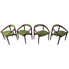 Vintage Set of Mid-Century Modern Brockman Peterson Style Dining Chairs