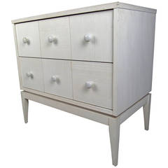 White Two-Drawer Chest by Kroehler Furniture