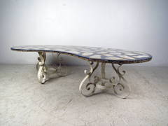 Stunning Italian Modern Kidney Shaped Coffee Table