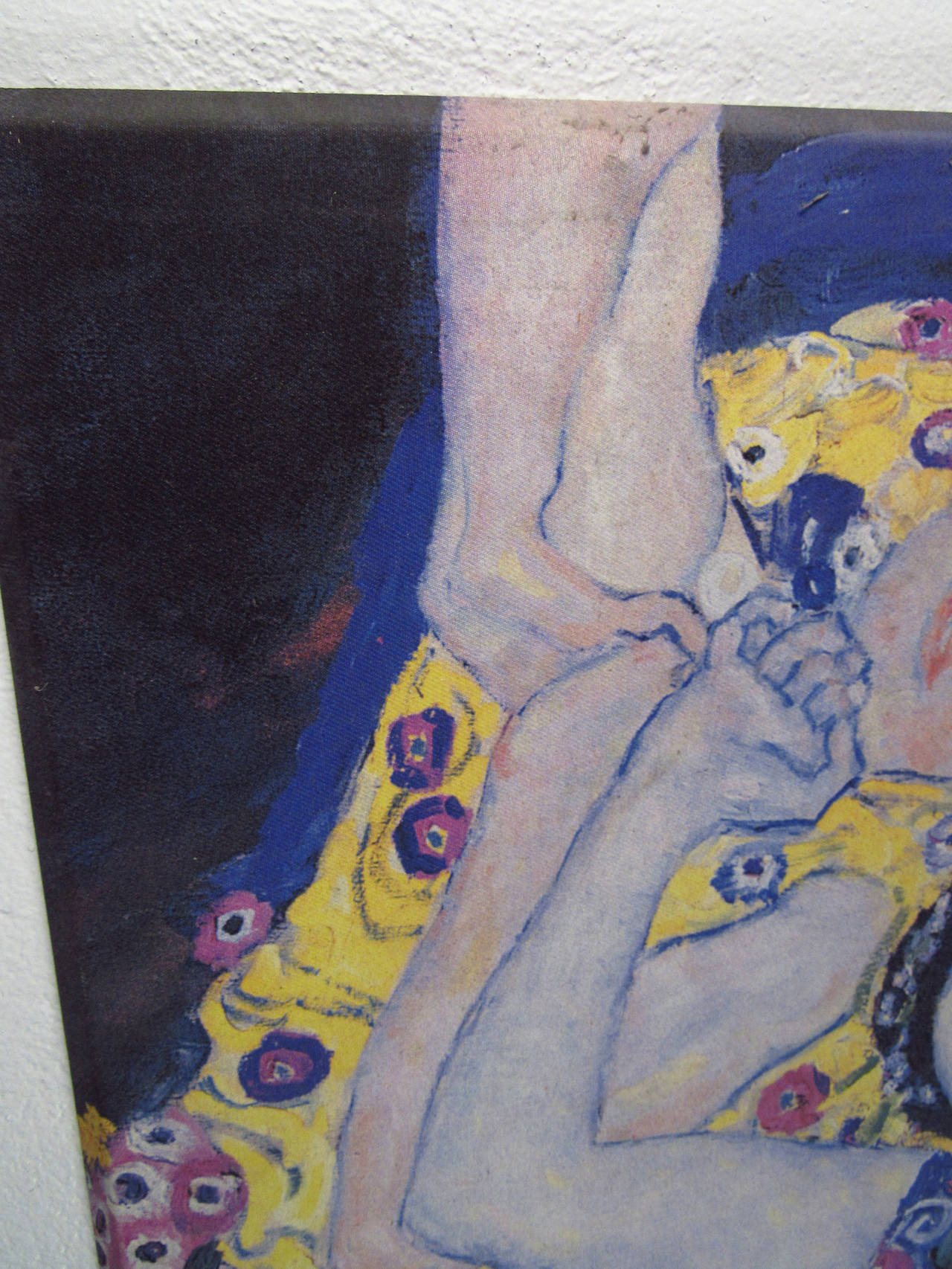 20th Century Fabric Print Of Women On Canvas 