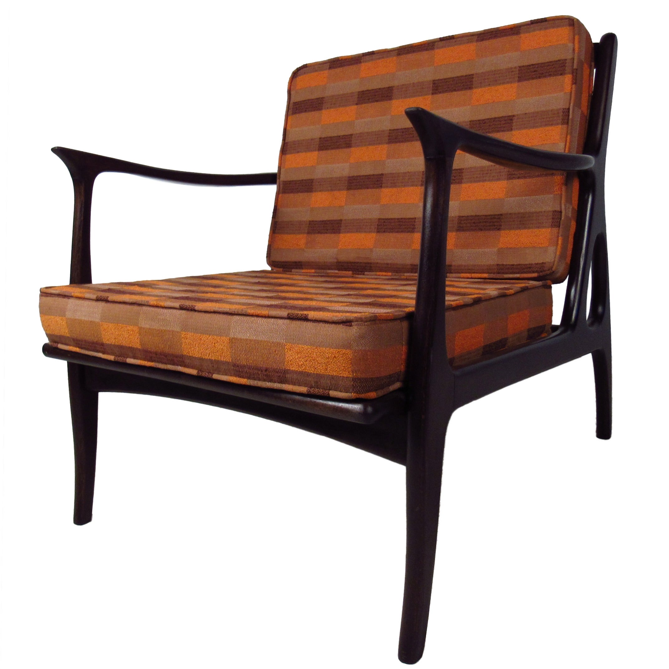 Vintage Modern Sculpted Lounge Chair