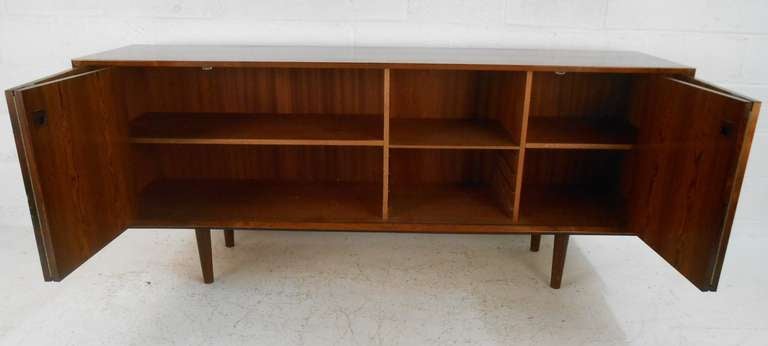 Danish Rosewood Credenza In Good Condition In Brooklyn, NY