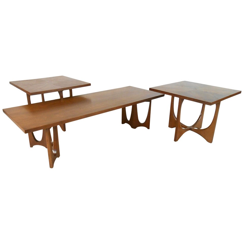 Set of Mid-Century Broyhill Brasilia Tables