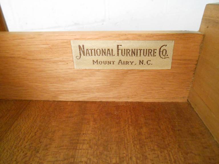 Mid-20th Century Midcentury Nightstands by National Furniture Co.