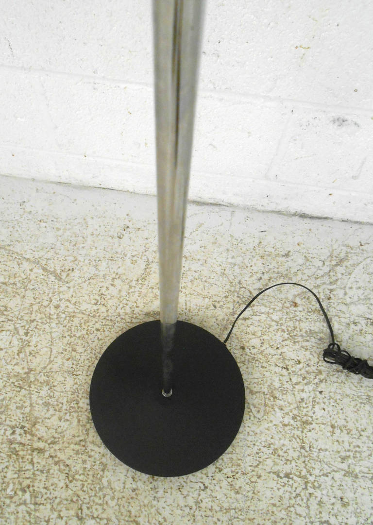 Mid-Century Modern Unique Mid-Century Chrome Floor Lamp