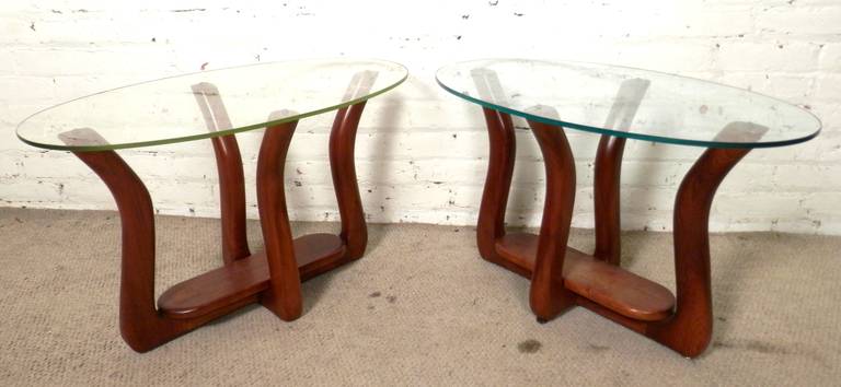Adrian Pearsall Style Mid-Century Modern Side Tables 2