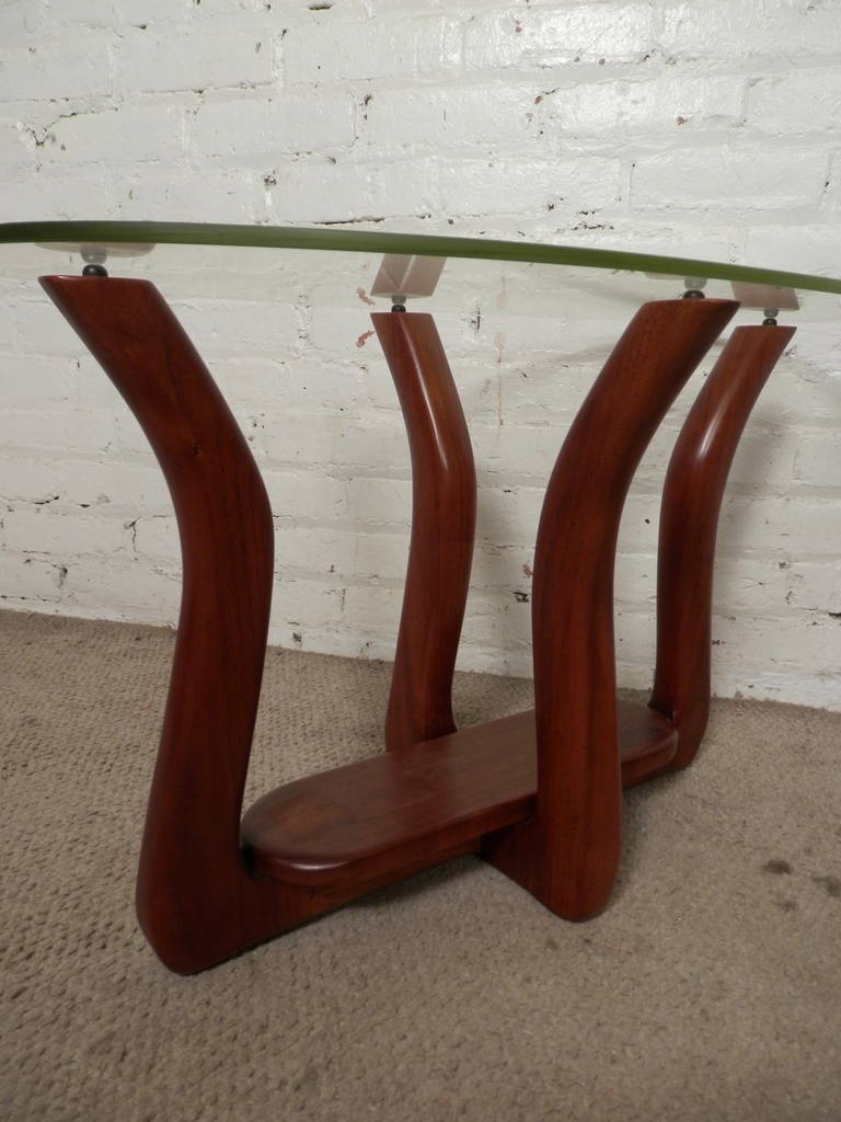 Adrian Pearsall Style Mid-Century Modern Side Tables In Good Condition In Brooklyn, NY