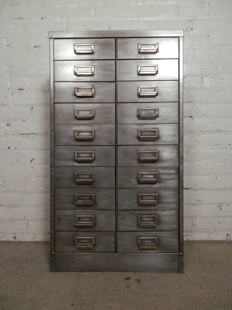 Mid 20th Century Multi-Drawer File Cabinet 1