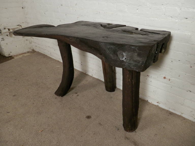 Tisch/Schreibtisch aus Treibholz (Rustikal) im Angebot
