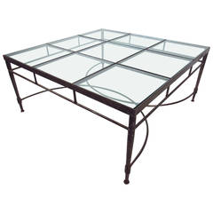 Metal and Glass Coffee Table 5