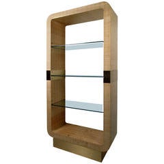 Mid-Century Modern Karl Springer-Style Étagère 1