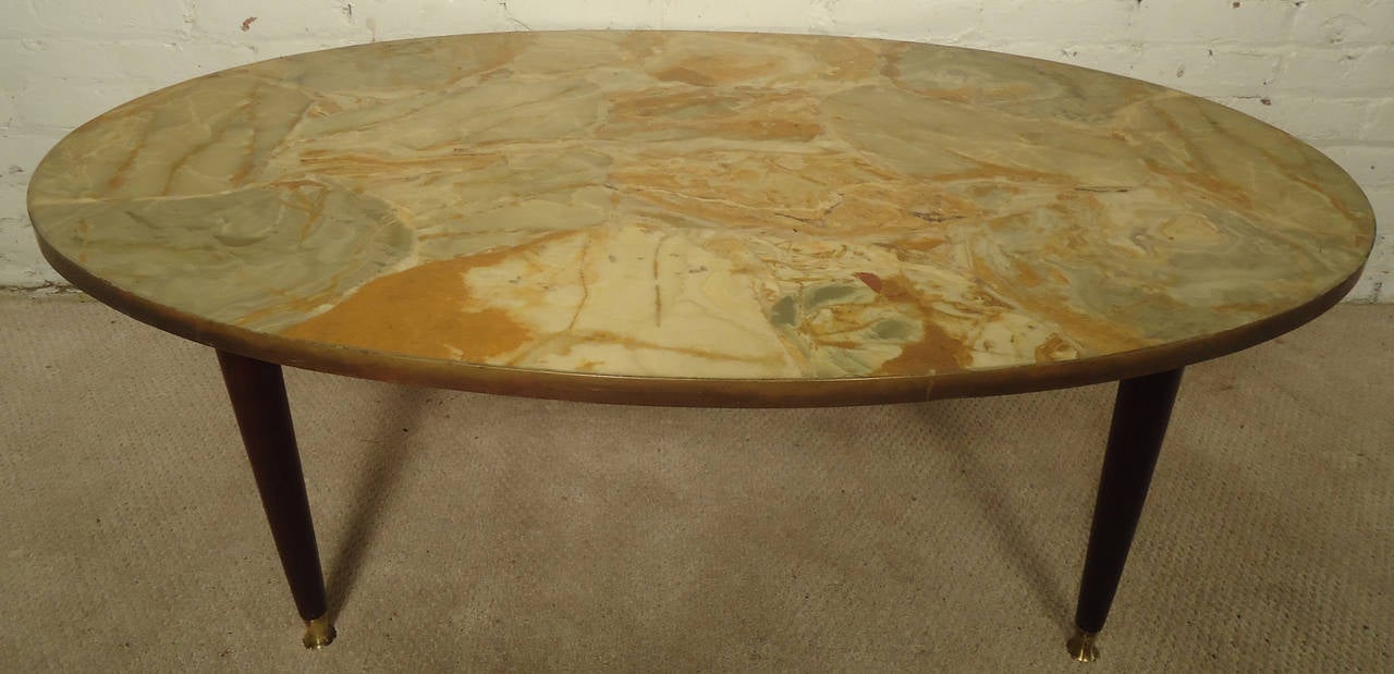 italian marble top coffee table