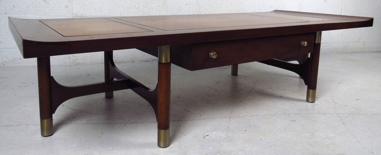 two tone coffee table