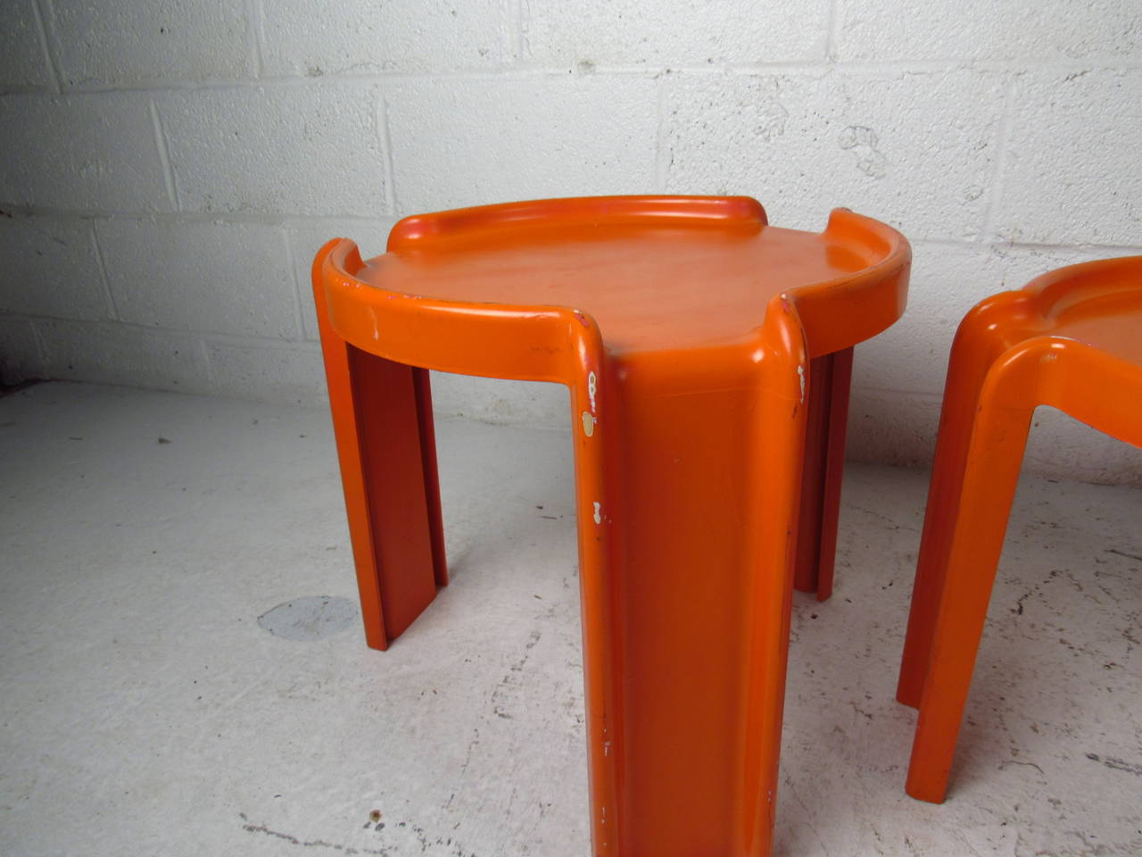 Kartell Nesting Tables von Giotto Stoppino (Mitte des 20. Jahrhunderts)