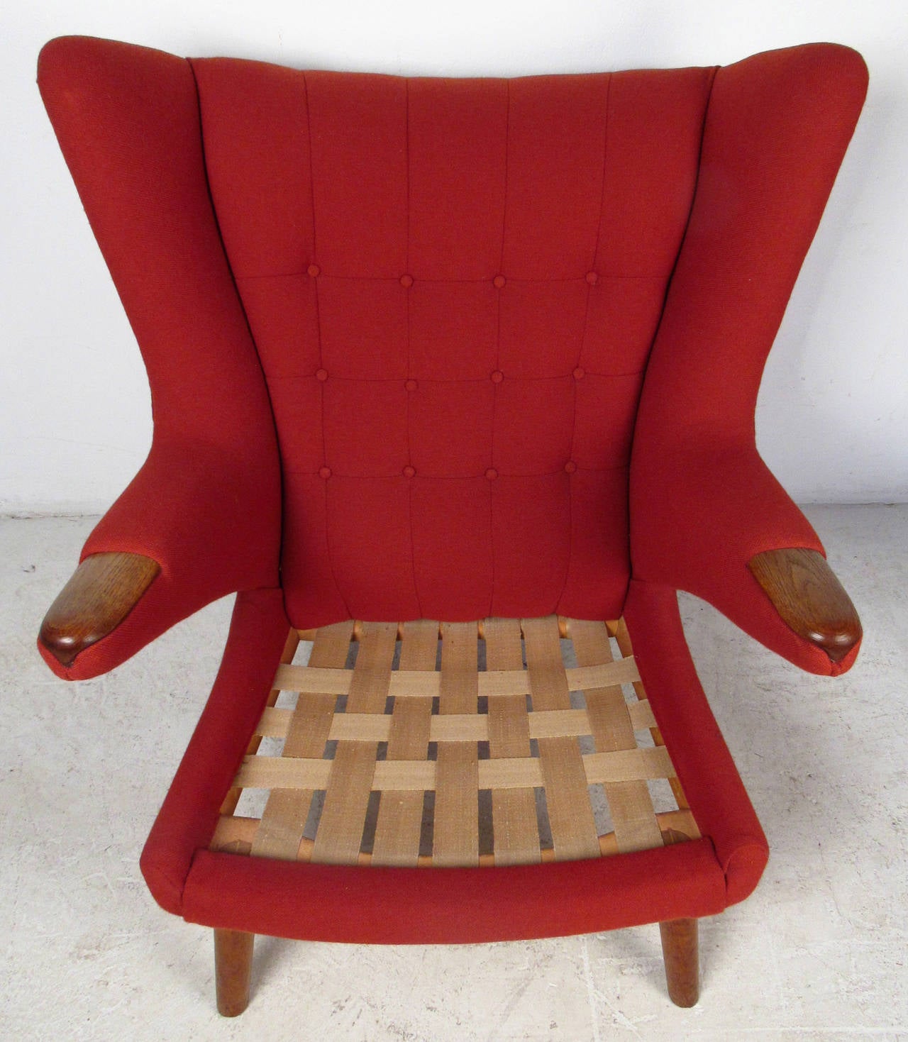 Pair of Mid-Century Modern Papa Bear Chairs by Hans J. Wegner 1