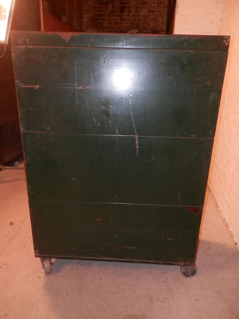 Rare Stack Library File Cabinet On Casters 5