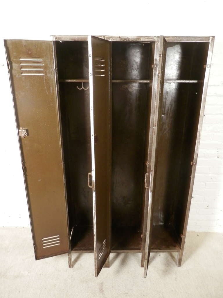 Vintage Three Door Locker 2