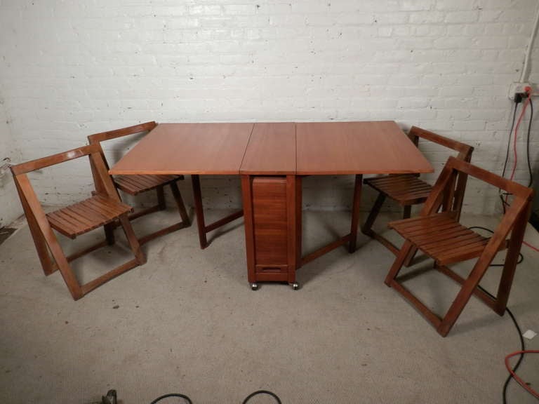 Danish Drop Leaf Dining Set