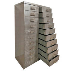Used Mid 20th Century Multi-Drawer File Cabinet