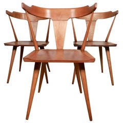 Single Mid-Century Maple Arm Chair by Paul McCobb