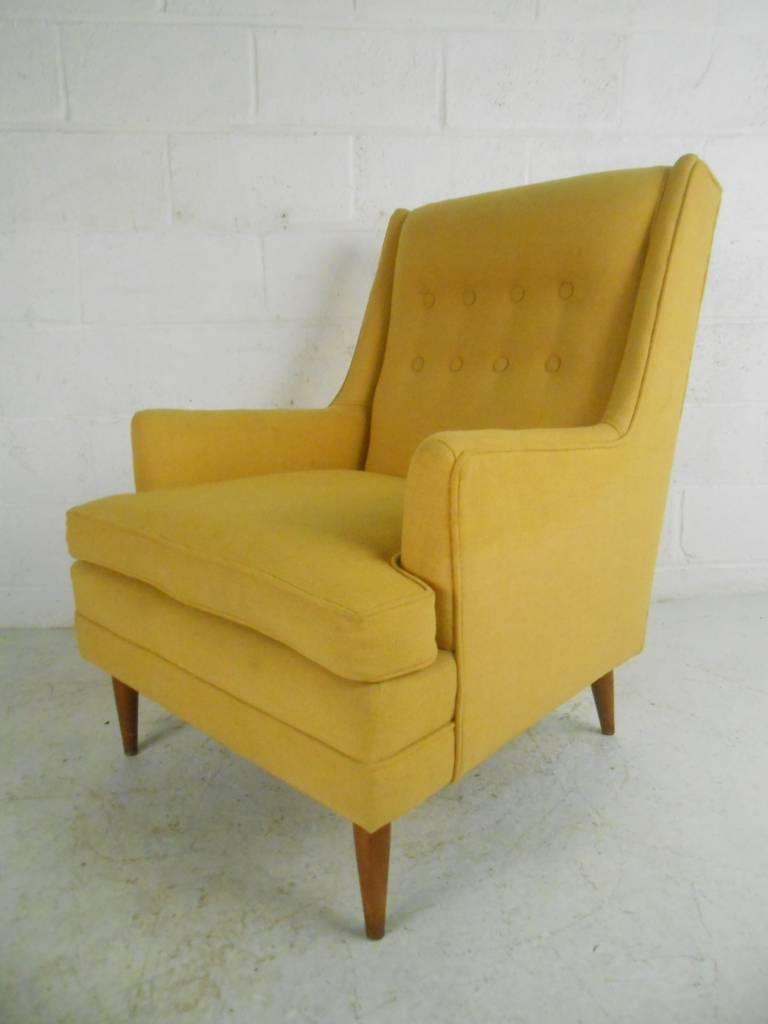American Mid-Century Lounge Chair and Ottoman