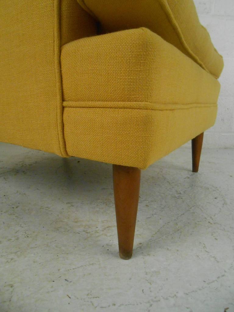 Mid-Century Lounge Chair and Ottoman 3