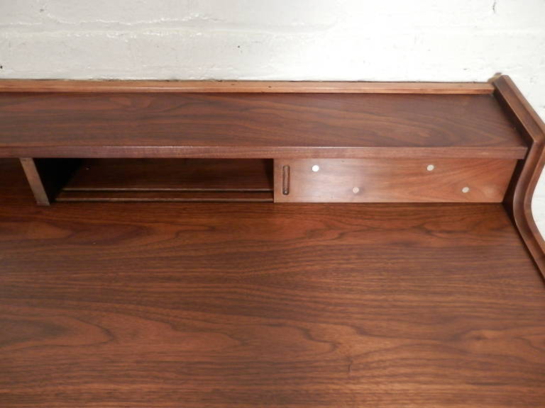 Mid-Century Modern Refinished Mid-Century Desk By Hooker
