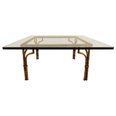 Hollywood Regency Coffee Table in Gilt Finish