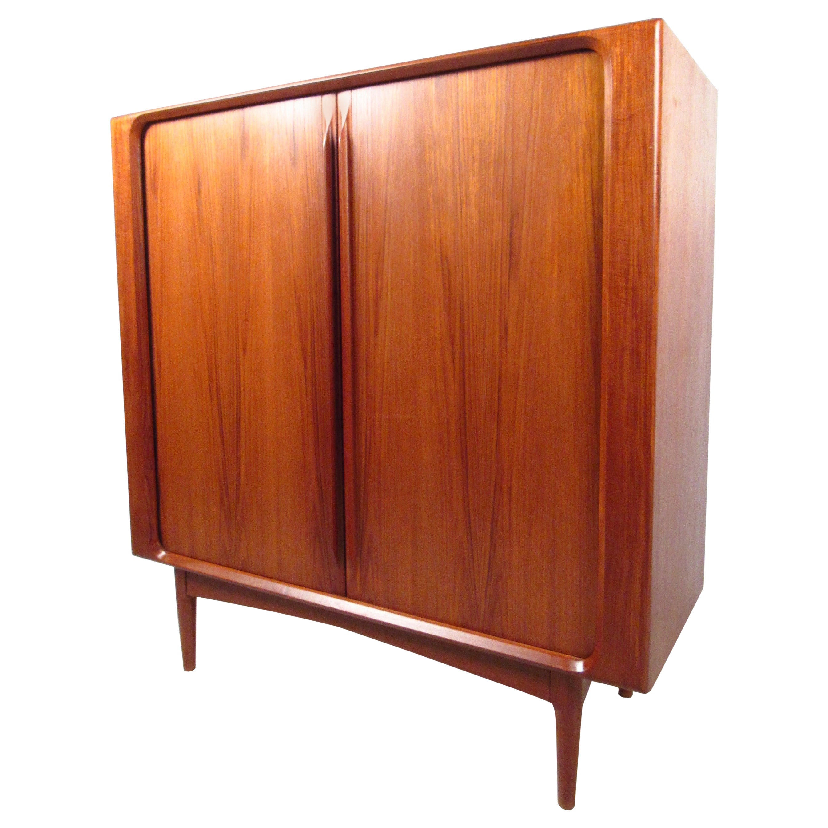 Tambour Door Danish Modern Gentleman
s Chest