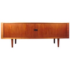 Mid-Century "President" Tambour Credenza by Hans Wegner 5