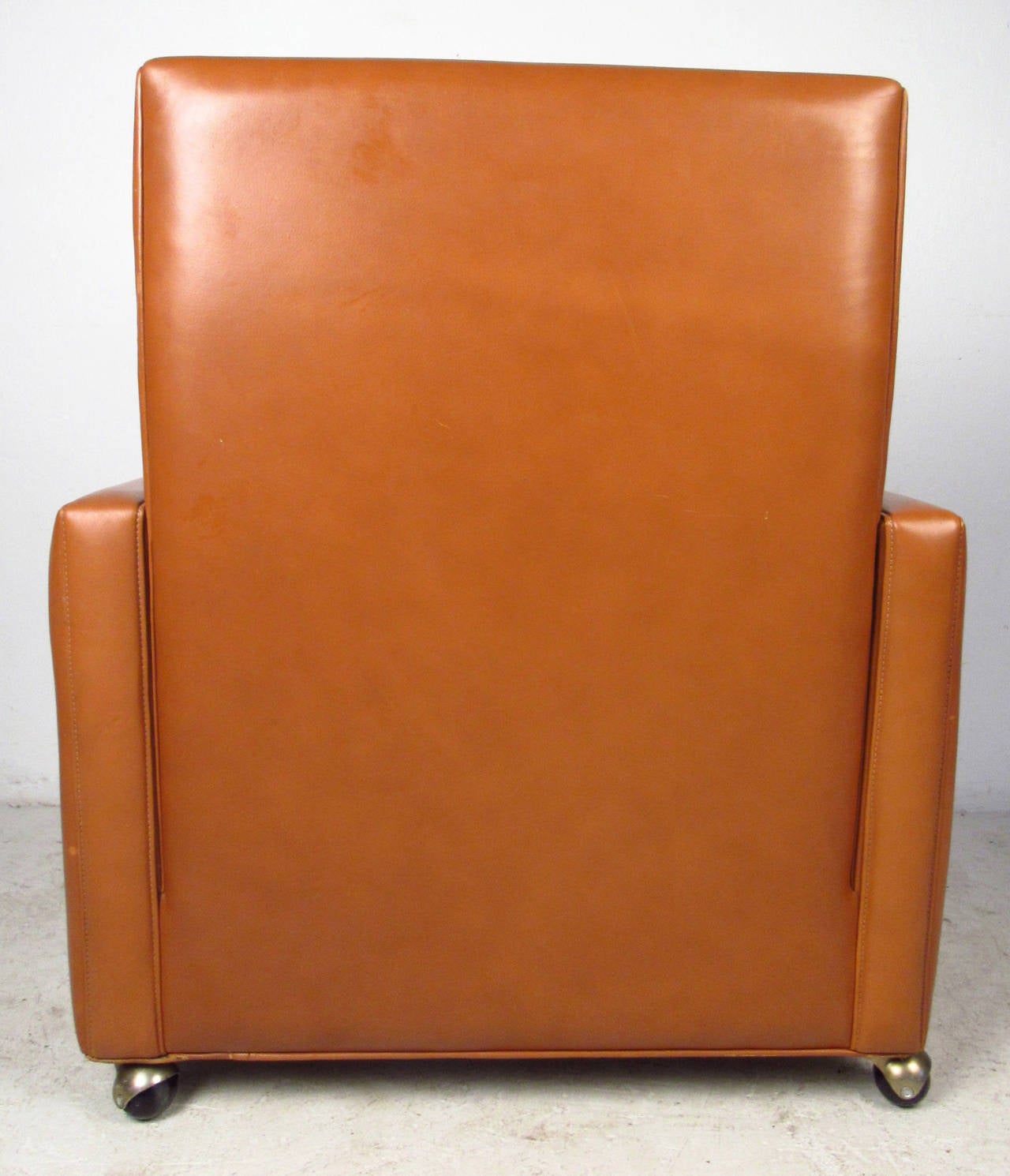 Danish Børge Mogensen Leather Lounge Chair For Sale