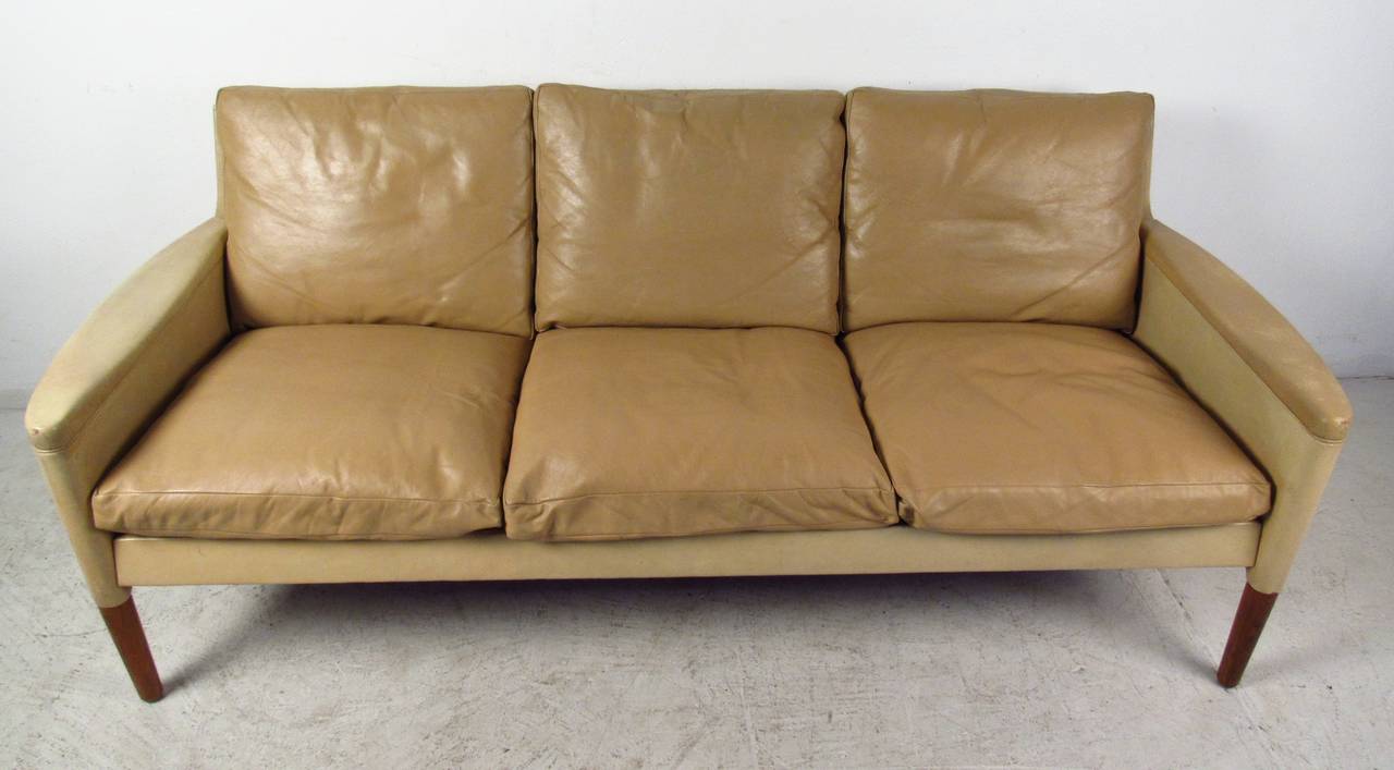 danish leather couch