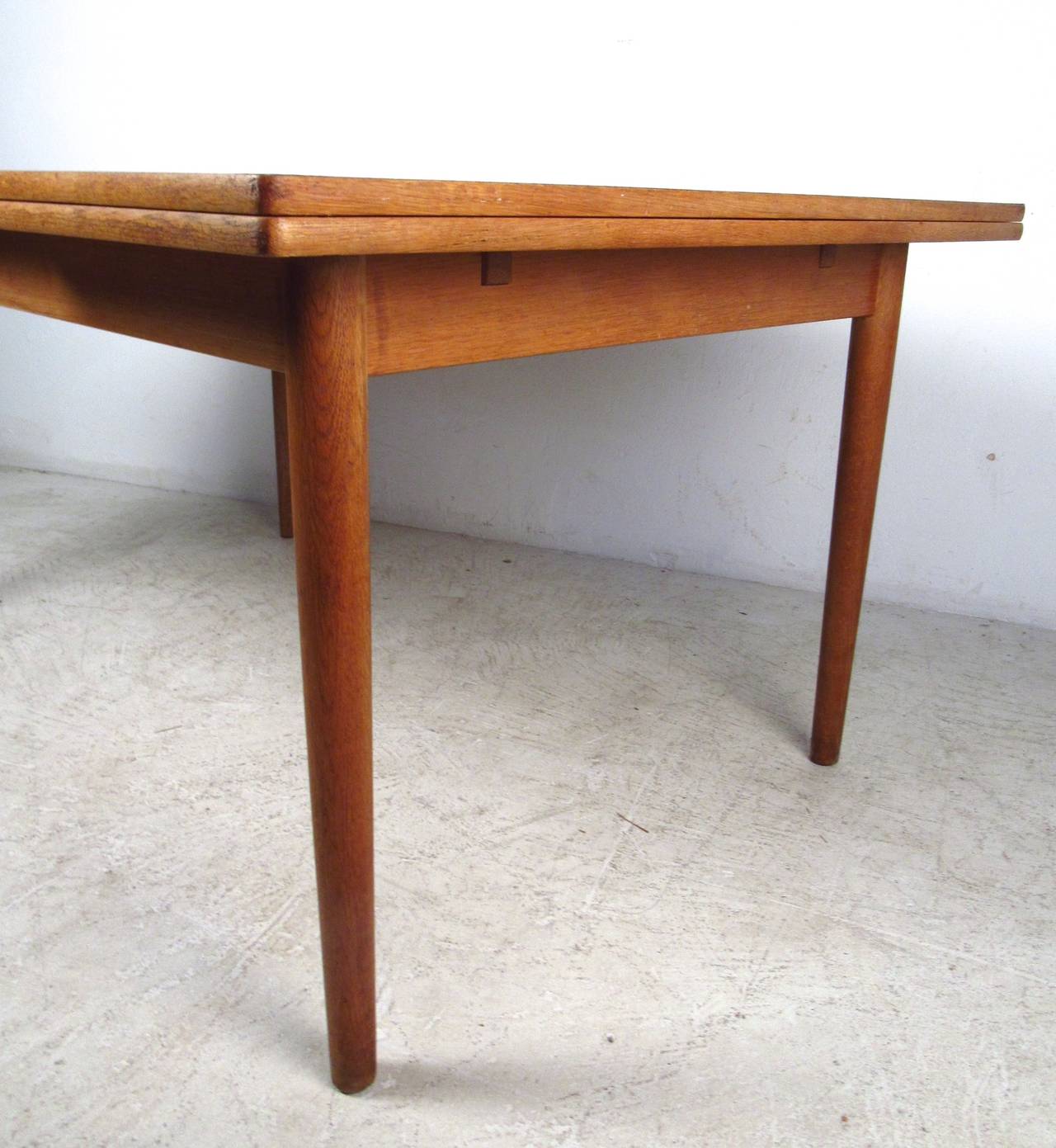 Danish Draw-Leaf Dining Table by Hans Wegner for Andreas Tuck