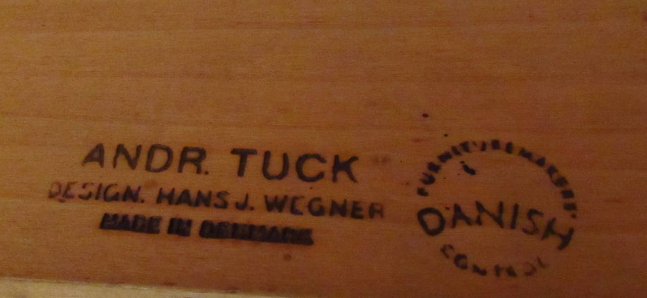 Mid-Century Modern Draw-Leaf Dining Table by Hans Wegner for Andreas Tuck