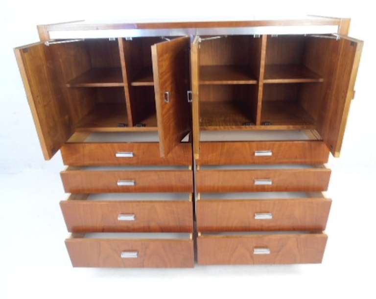 Mid Century Modern Gentleman's Chest by Founders at 1stDibs
