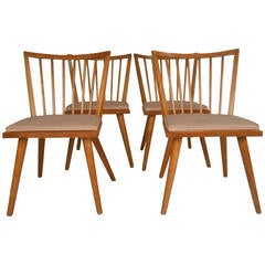 Set of Four Russel Wright Mid-Century Chairs 11