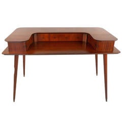 Mid-Century Modern Walnut Writing Table