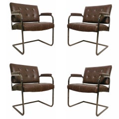 Tufted Mid-Century Chairs by Patrician
