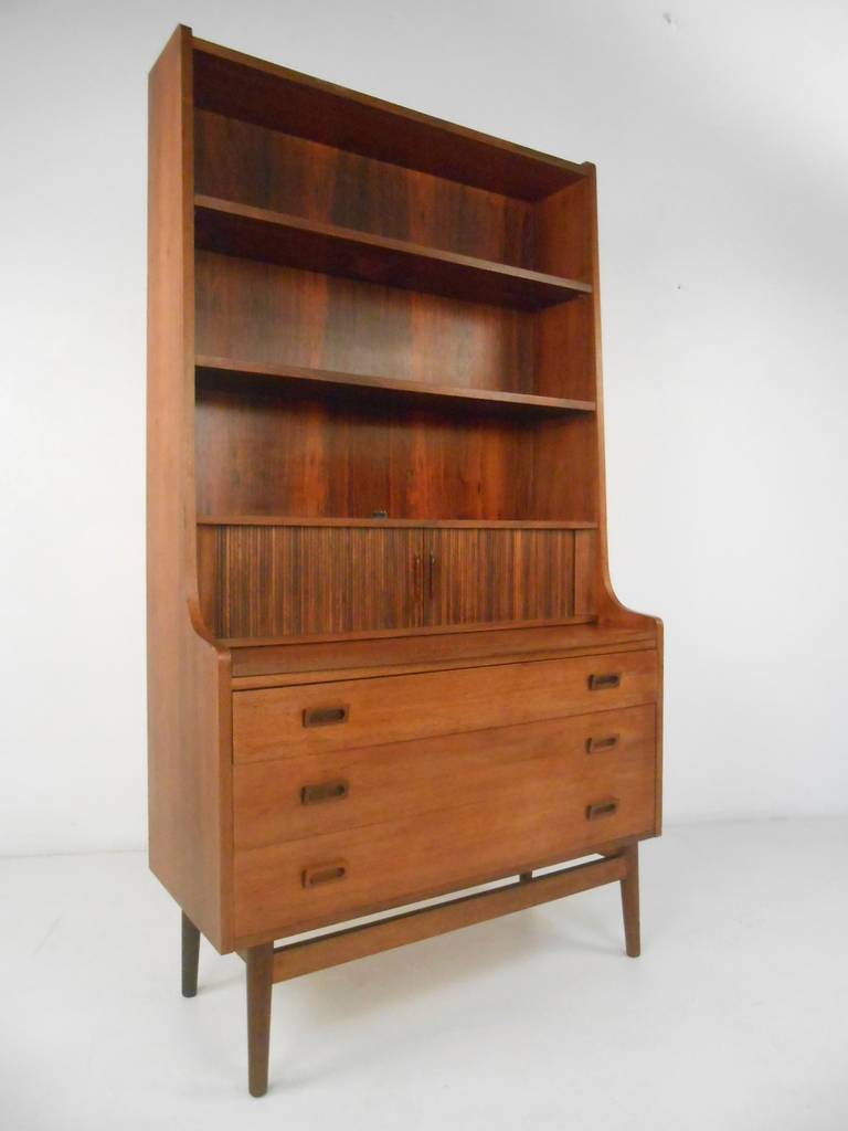 Image showcasing Danish Bookcase/Desk in Rosewood at 1stDibs