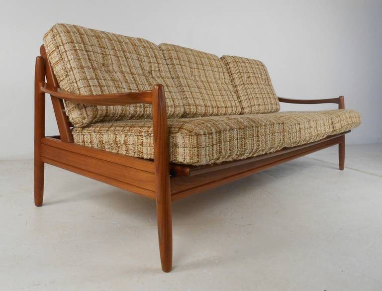 Mid-Century Modern Scandinavian Modern Sofa and Chairs For Sale