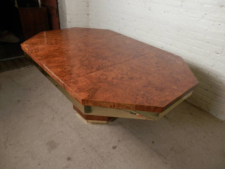 Impressive Milo Baughman Style Two-Leaf Mid-Century Table 4